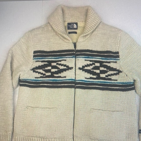 The North Face Men's Cream Y2K
Aztec Wool Knit Lined Cardigan
Sweater L/C45 - Picture 1 of 1